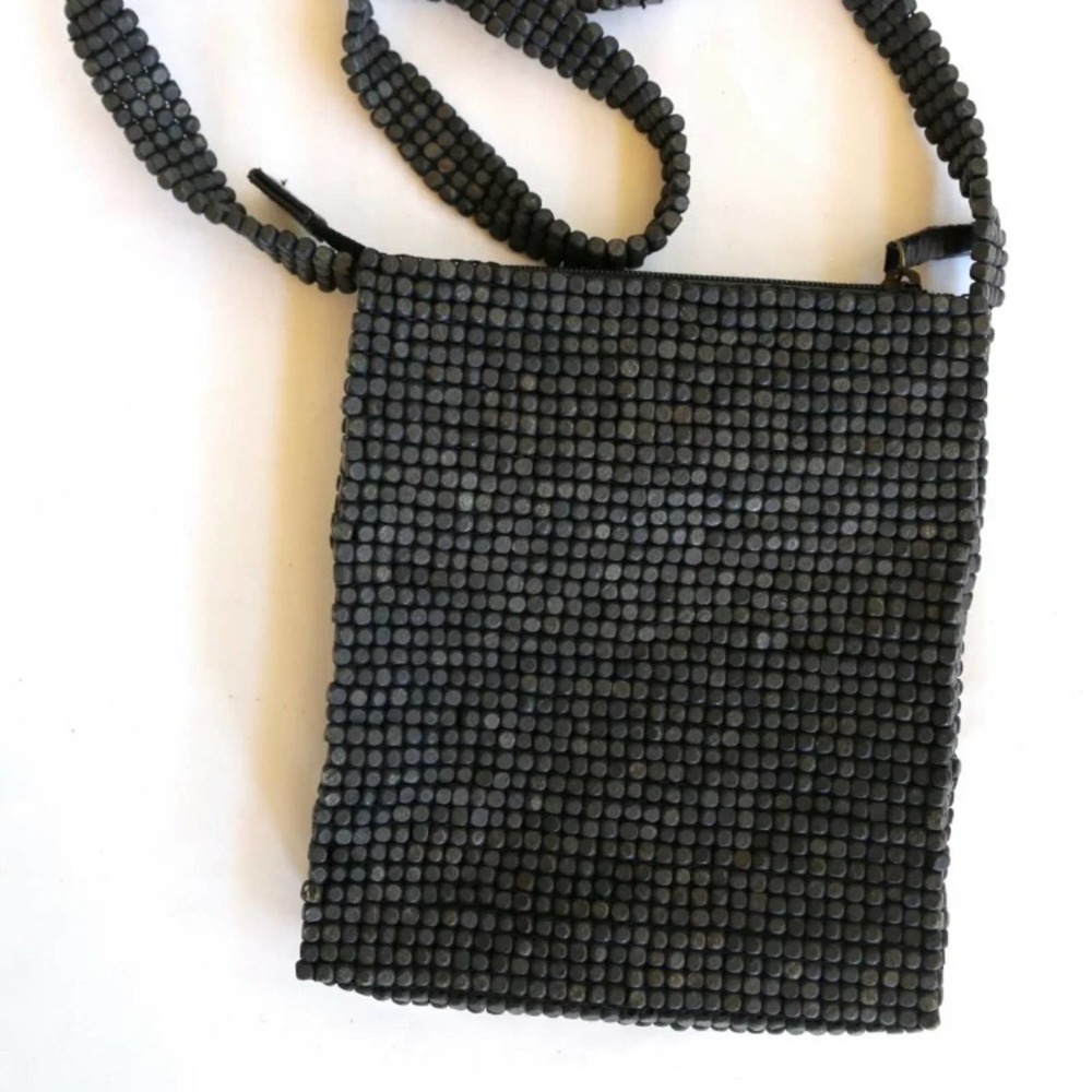 SUPER NICE Sigrid Olsen Wooden Bead Flat Purse UNUSED